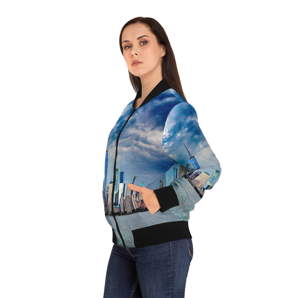 New York City Skyline Women's Bomber Jacket