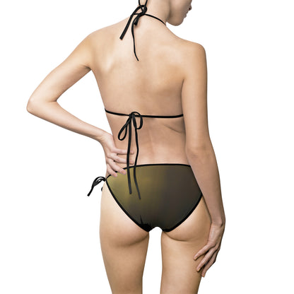 Olive Camo Tie-Side Bikini — Women's Triangle Swimsuit