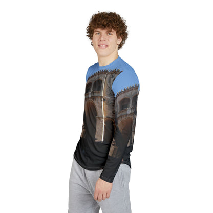 Cathdral of Santo Domingo Long Sleeve UV Shirt — Colonial Religious Architectural Motif