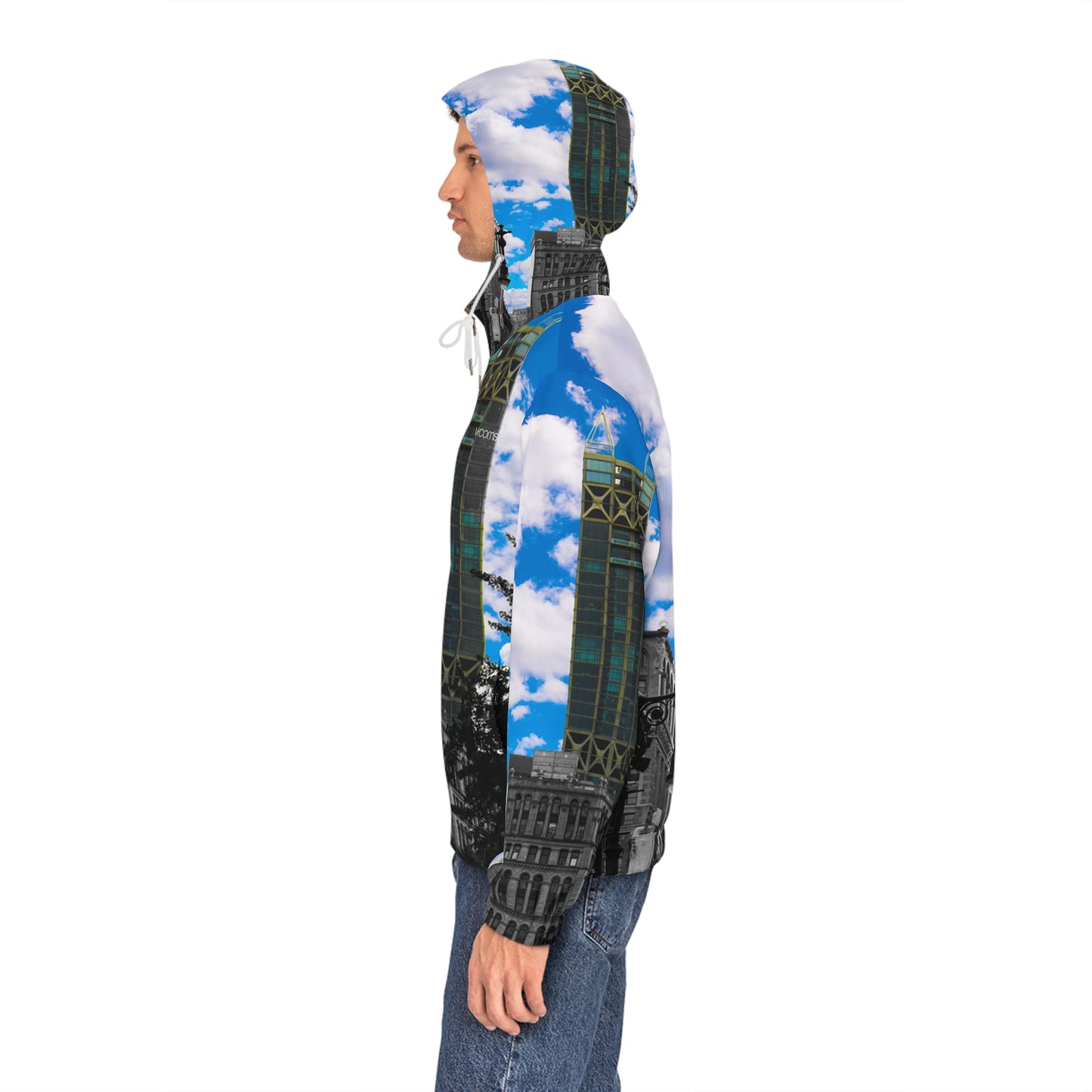City Skyline Zip Hoodie — Blue Sky Urban Architecture