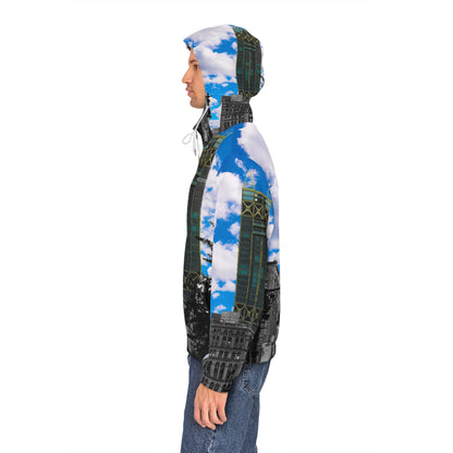 City Skyline Zip Hoodie — Blue Sky Urban Architecture