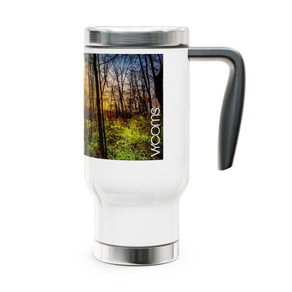 Stainless Steel Travel Tumbler with Handle