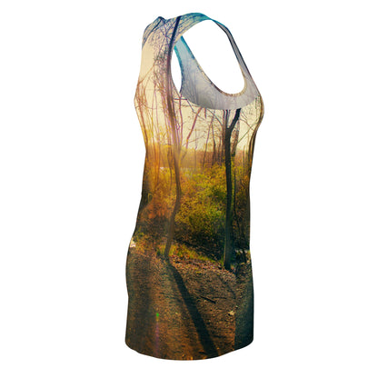 Sunlit Forest Racerback Dress — Nature Sundress