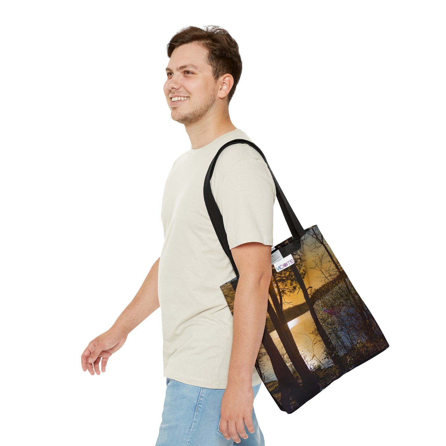 Tote Bag Printed with an Exclusive Beautiful High-Res, Full Color Natural Image.