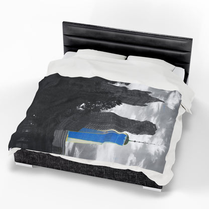 Velveteen Plush Blanket with beautiful photo image.