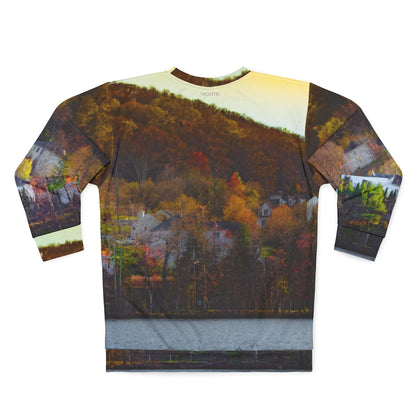 Autumn Lakeside Sweatshirt — Fall Landscape Crewneck