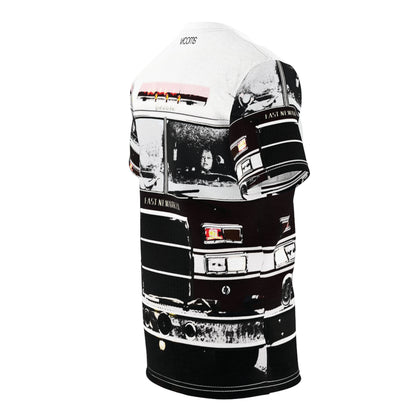 Newark Bravest T-Shirt – Vintage Firehouse Monochrome Edition
