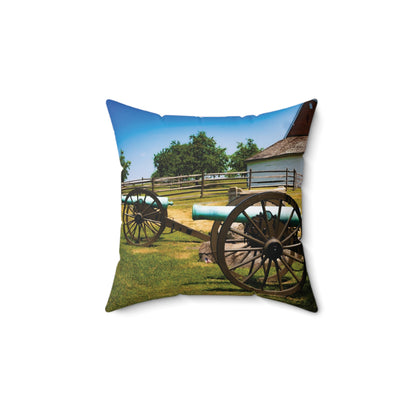 Spun Polyester Square Pillow Printed With Exclusive, High-Res, Full Color Beautiful Image