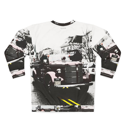 Vintage Fire Truck Sweatshirt — Retro Sweater