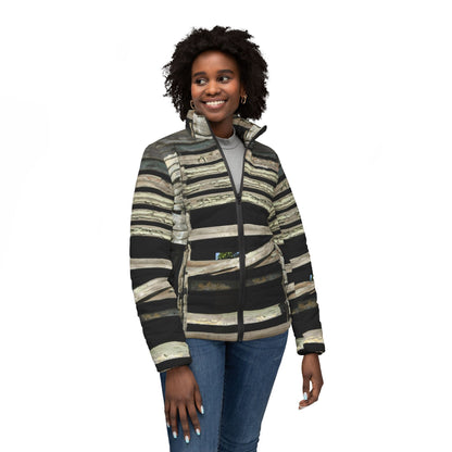 Women's Puffer Jacket - Timeworn Sunbeam