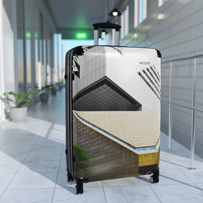 Architectural Photo Carry-On Suitcase — Modern Urban Travel Luggage