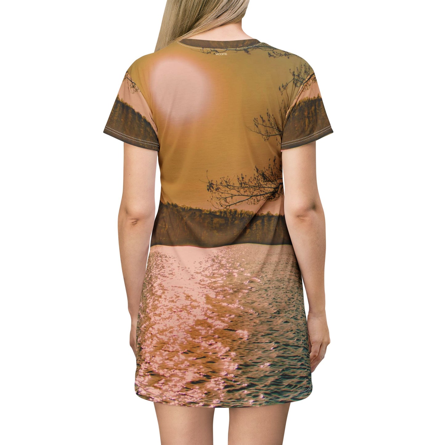 Lake Sunset Dress — Vintage Sunset Lake Dress