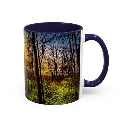 11oz Ceramic Coffe Mug Beautifully Decorated with an Elegant High-Res, Full Color Natural Landscape Image.