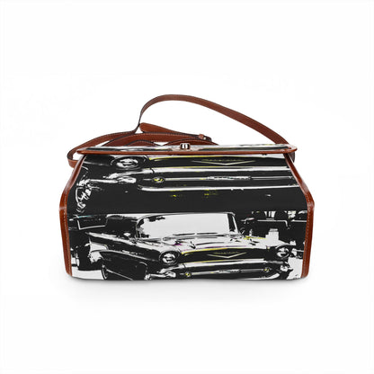 1950s Red Vintage Car Waterproof Canvas Bag