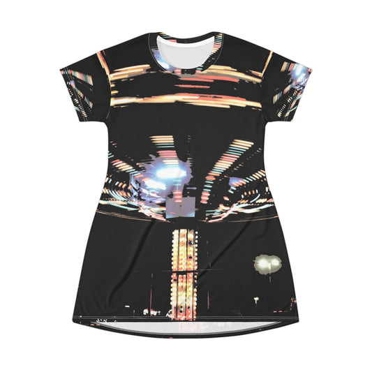 Carnival Night Dress — Retro Fairground Ride