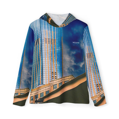 Exchange Place New Jersey Building Photo Waterproof Warmup Hoodie