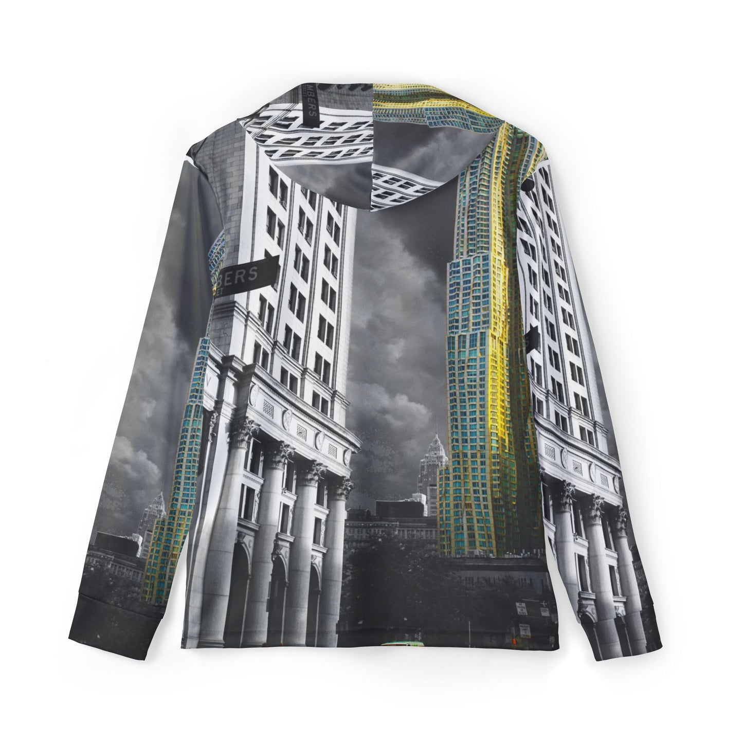 Downtown Manhattan-Broadway Cityscape  Warmup Hoodies