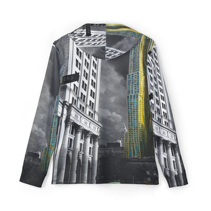 Downtown Manhattan-Broadway Cityscape  Warmup Hoodies