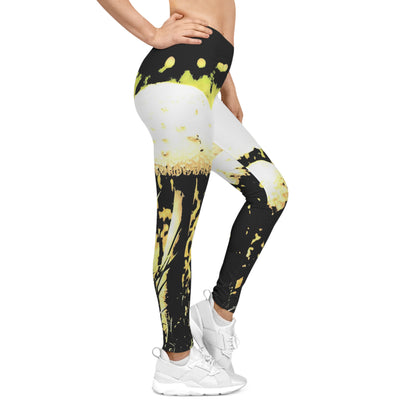 Leggings de hongos artísticos — Ropa deportiva para mujer