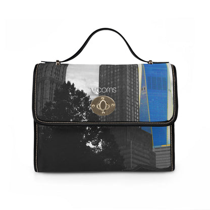 Lower Manhattan NYC Skyline Waterproof Canvas Bag — One World Trade Center Design