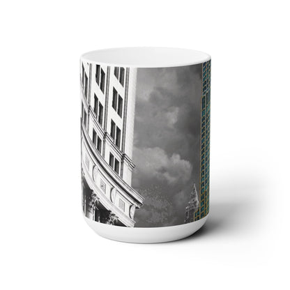 Elegant 15oz Ceramic Coffe Mug.