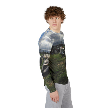 Camping Scene UV Long Sleeve Shirt — Outdoor Tee