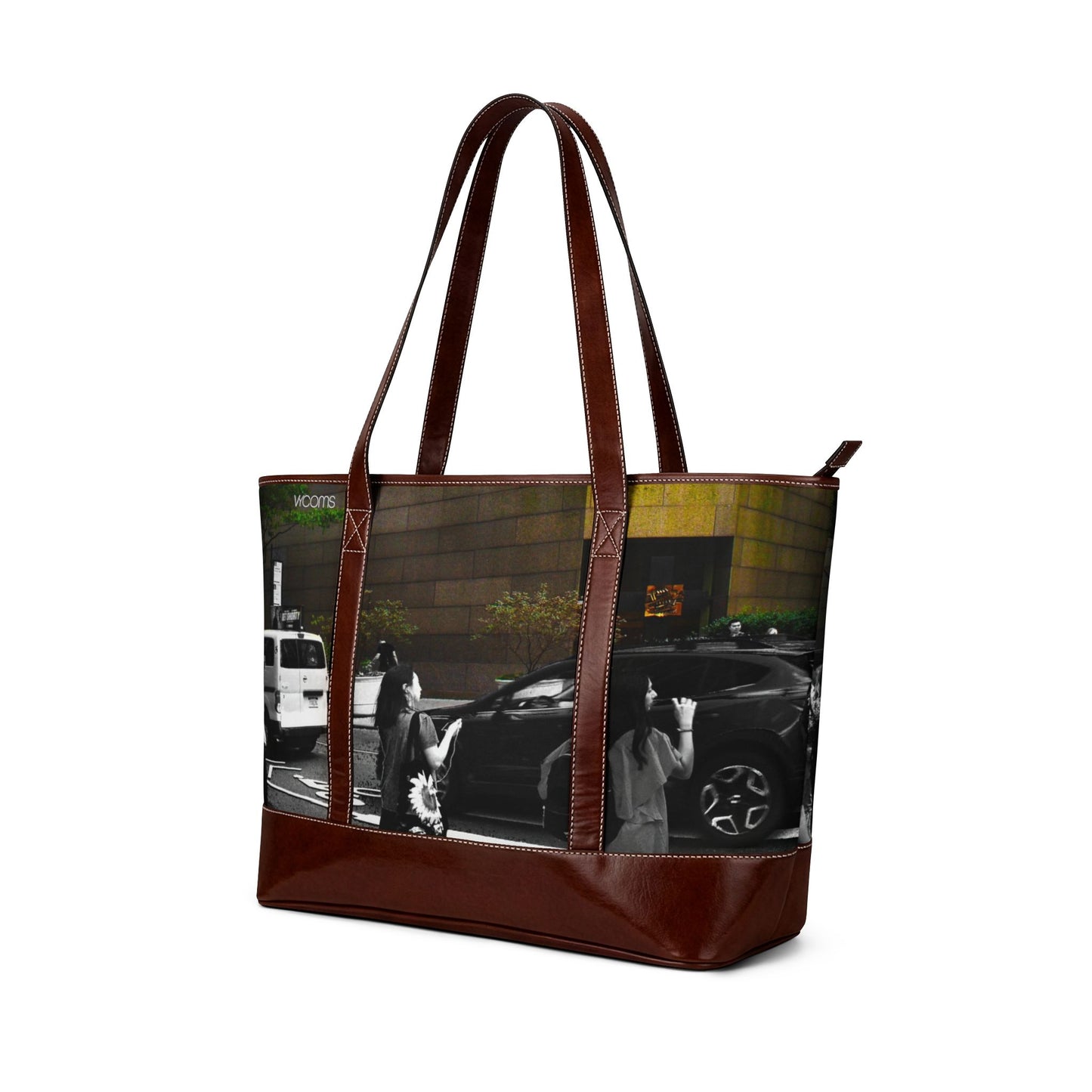 New York City Street Handbag — Urban Monochrome Tote