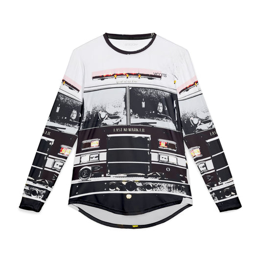Men’s Long Sleeve Shirt – NJ St. Patrick’s Day Parade Fire Truck Graphic