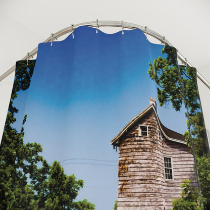Shower Curtain Printed With Exclusive, High-Res, Full Color Beautiful Image.