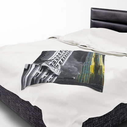 Velveteen Plush Blanket with beautiful photo image.