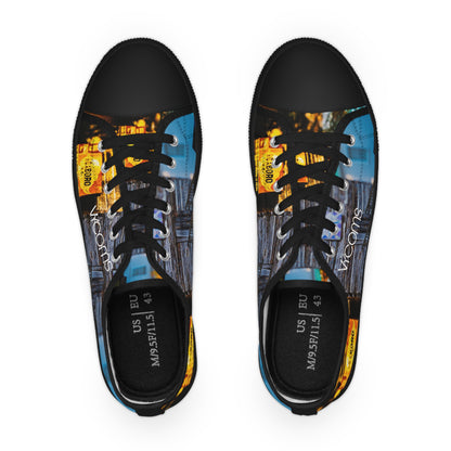 Urban Vibe Graphic Low Top Sneakers for Men