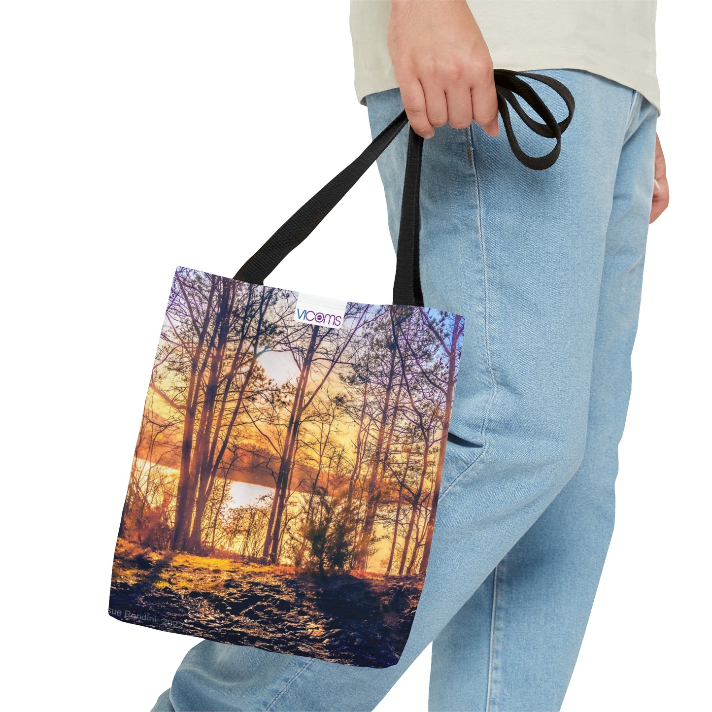 Tote Bag Printed with an Exclusive Beautiful High-Res, Full Color Natural Image.