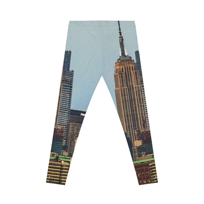 Manhattan Skyline Women's Casual Leggings — NYC Cityscape