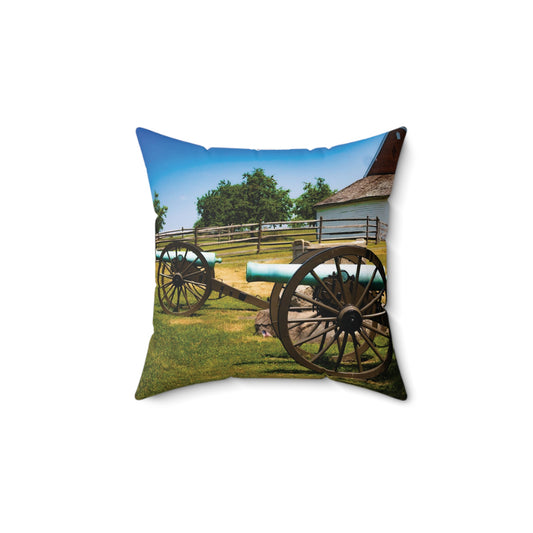 Spun Polyester Square Pillow Printed With Exclusive, High-Res, Full Color Beautiful Image