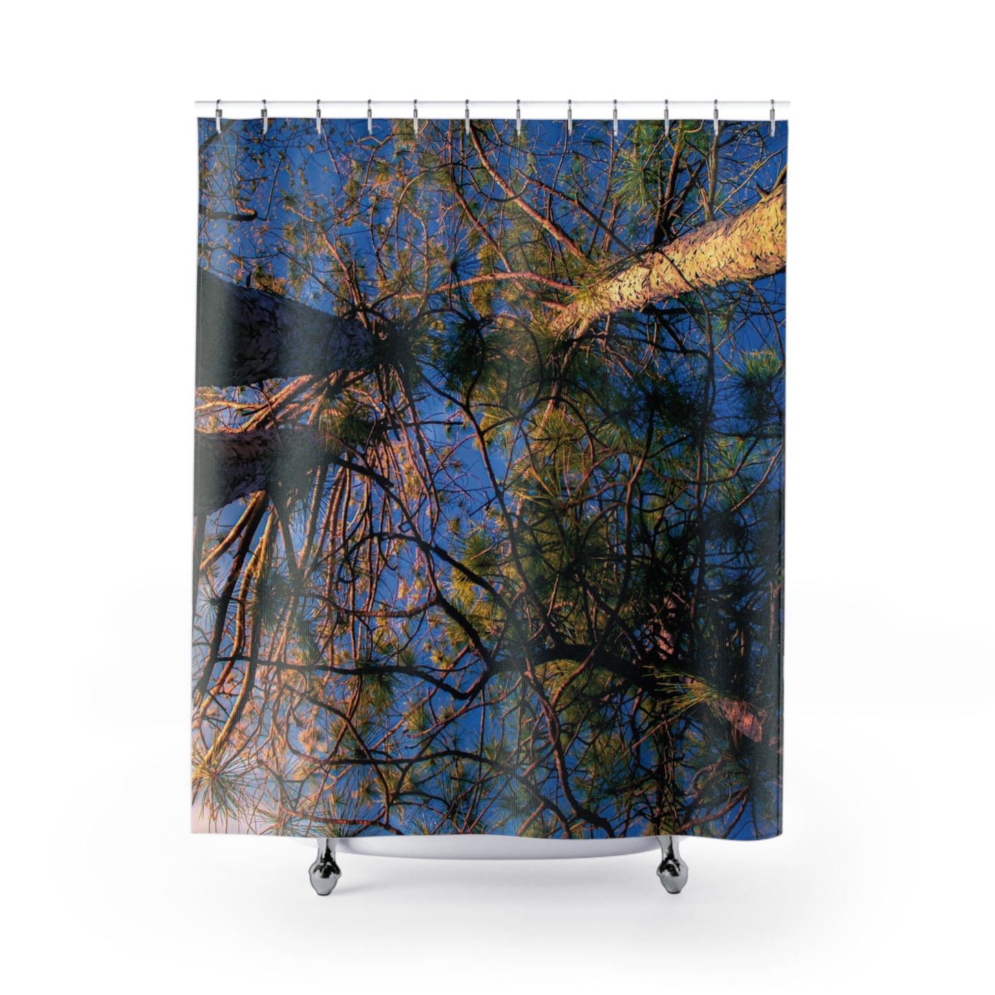 Shower Curtain Printed With Exclusive, High-Res, Full Color Beautiful Image.