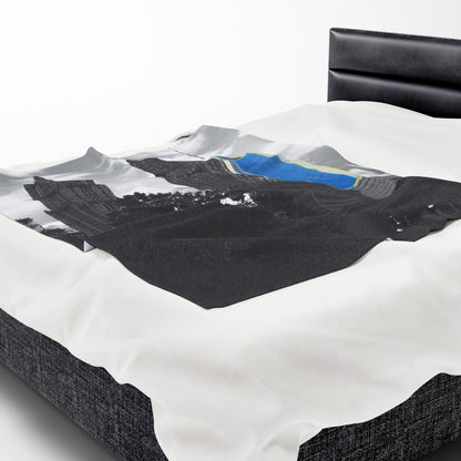 Velveteen Plush Blanket with beautiful photo image.