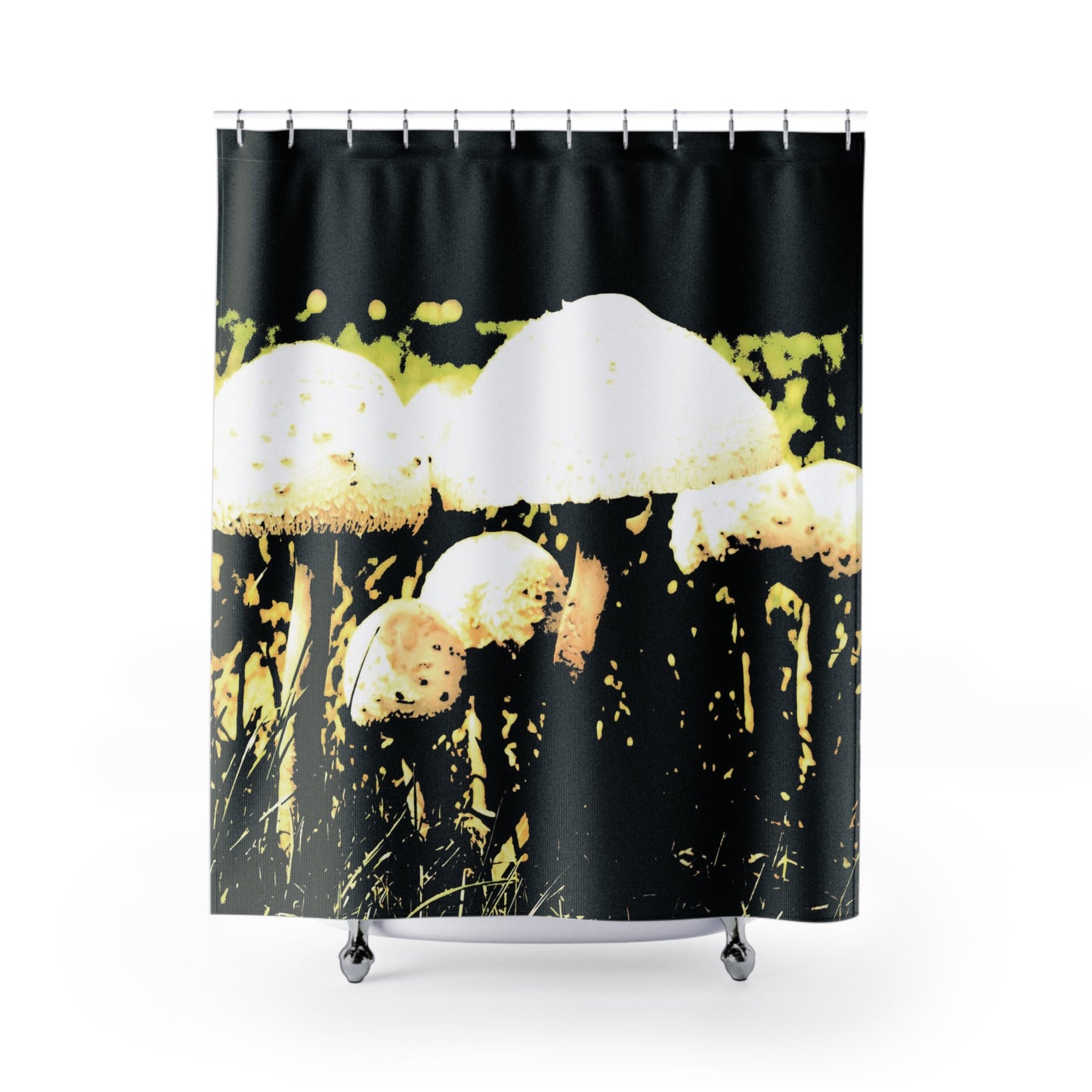 Shower Curtain Printed With Exclusive, High-Res, Full Color Beautiful Image.