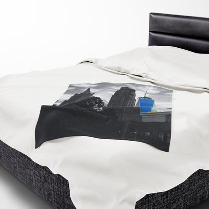 Velveteen Plush Blanket with beautiful photo image.