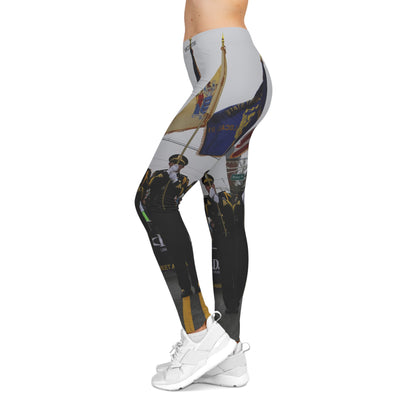 Patriotic Parade Leggings — American Flag Color Guard
