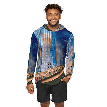 Exchange Place New Jersey Building Photo Waterproof Warmup Hoodie