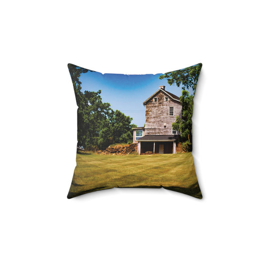 Spun Polyester Square Pillow Printed With Exclusive, High-Res, Full Color Beautiful Image