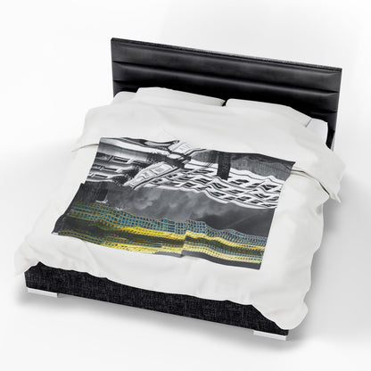 Velveteen Plush Blanket with beautiful photo image.