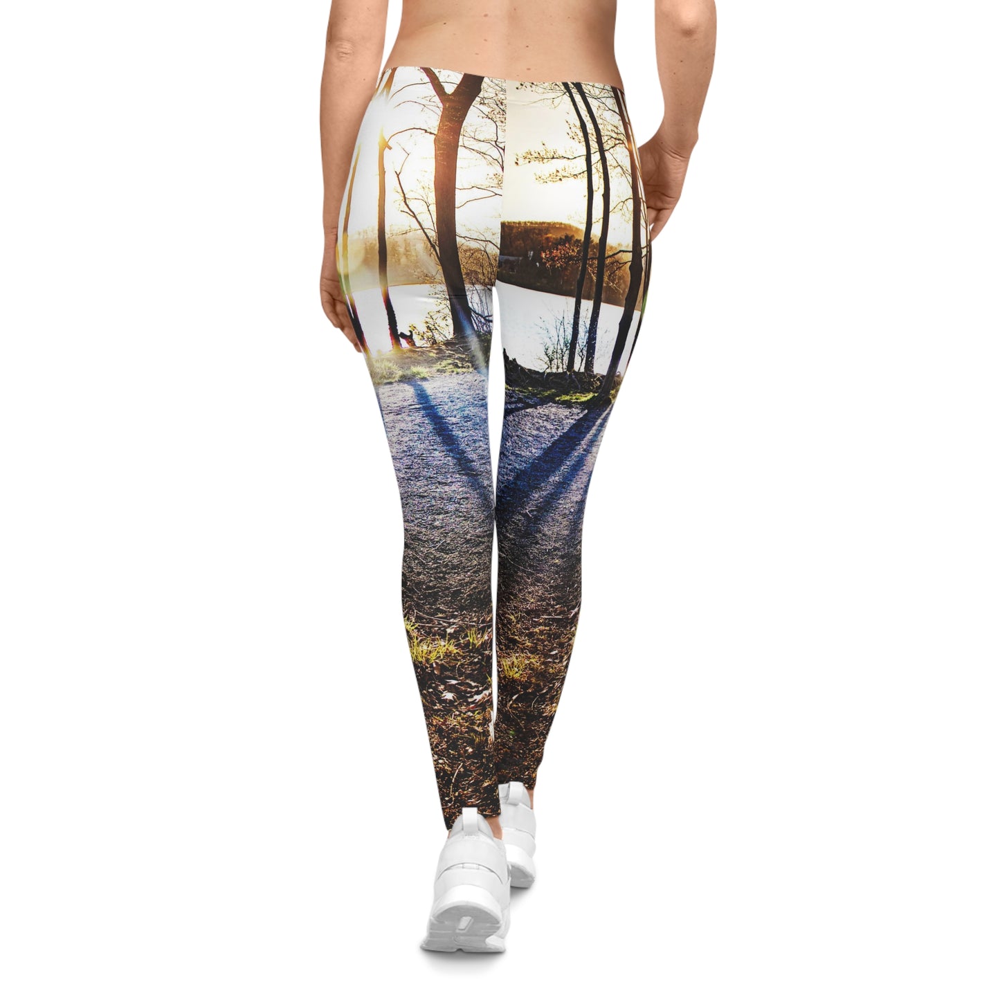 Lakeside Glow Premium Leggings– Sunset Reflection Edition