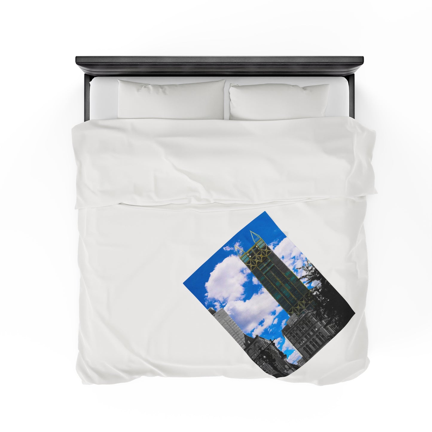 Velveteen Plush Blanket with beautiful photo image.