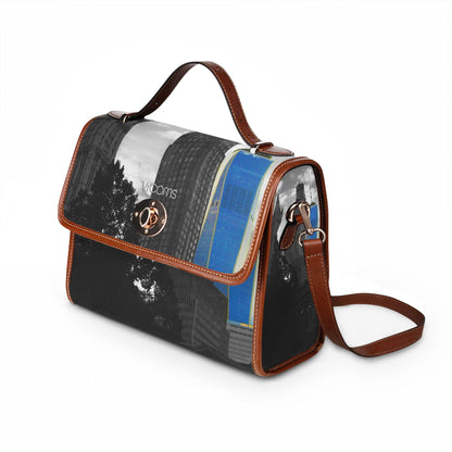 Lower Manhattan NYC Skyline Waterproof Canvas Bag — One World Trade Center Design