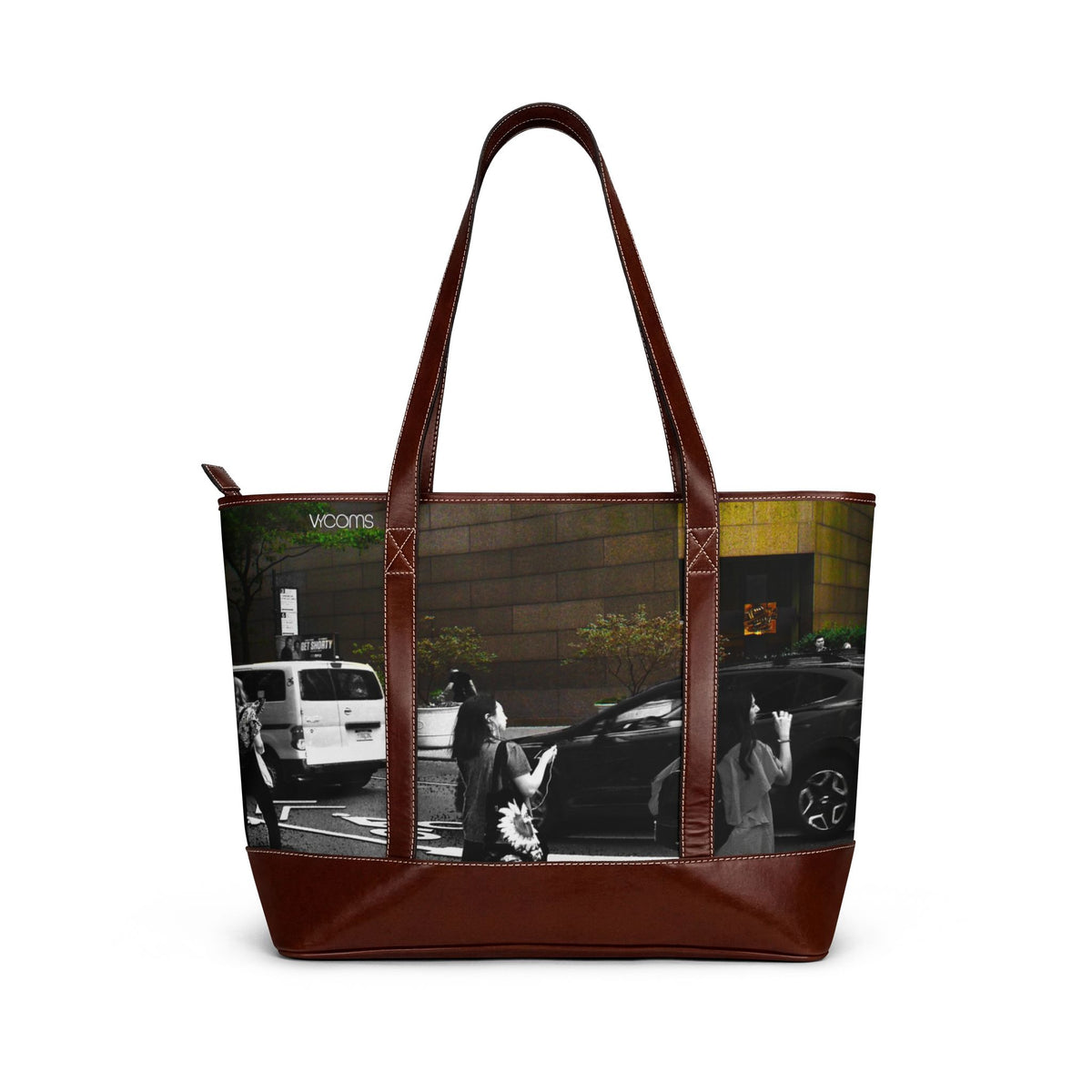 New York City Street Handbag — Urban Monochrome Tote