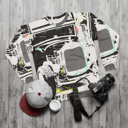 Vintage Hot Rod Sweatshirt — Retro Classic Car Crewneck