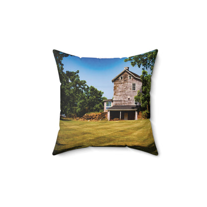 Spun Polyester Square Pillow Printed With Exclusive, High-Res, Full Color Beautiful Image