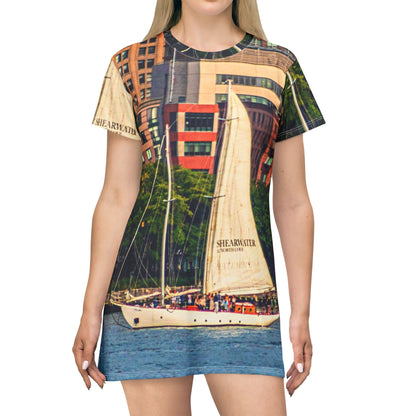 Sailboat Dress — Coastal Nautical Summer Vibe