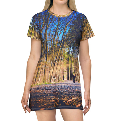 Forest Path Dress — Scenic Woodland Nature Dress